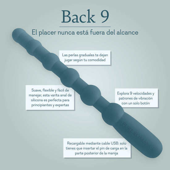 Back 9 ♡ Juguete De Perlas Anales