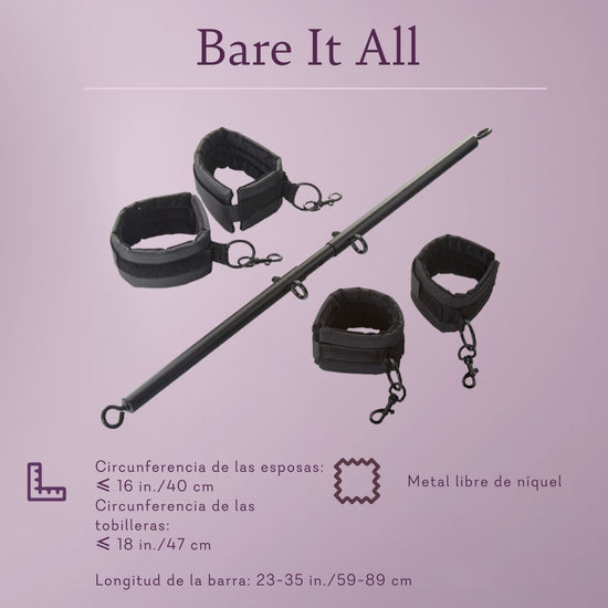Bare It All ♡ Barra Separadora Ajustable