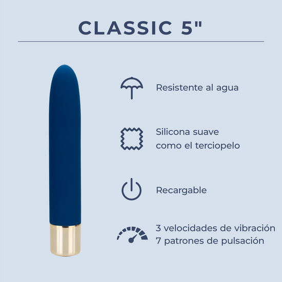 Classic 5" ♡ Juguete Vaginal Vibrante