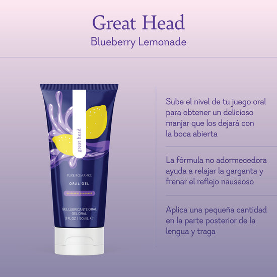 Great Head ♡ Gel Para Favores Orales