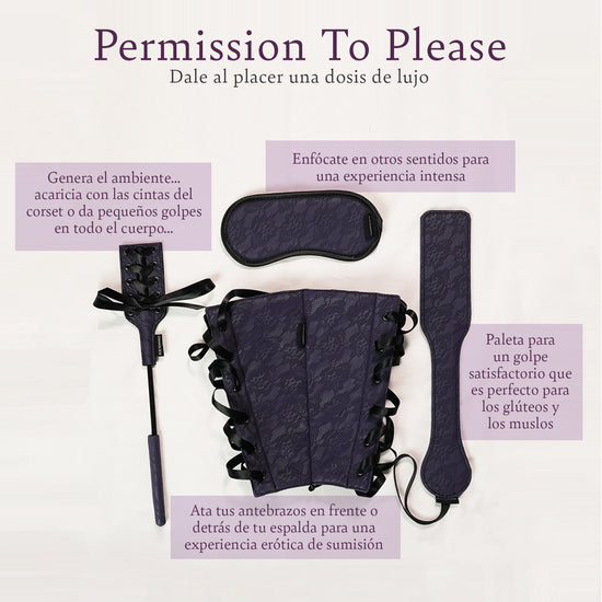Permission To Please ♡ Set De Juegos Eróticos