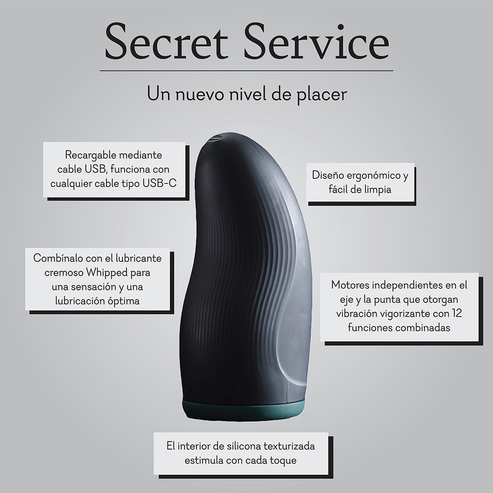 Secret Service ♡ Masturbador Vibrante