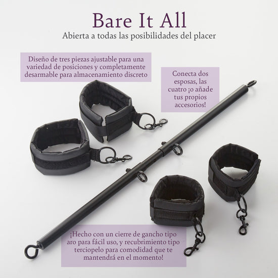 Bare It All ♡ Barra Separadora Ajustable