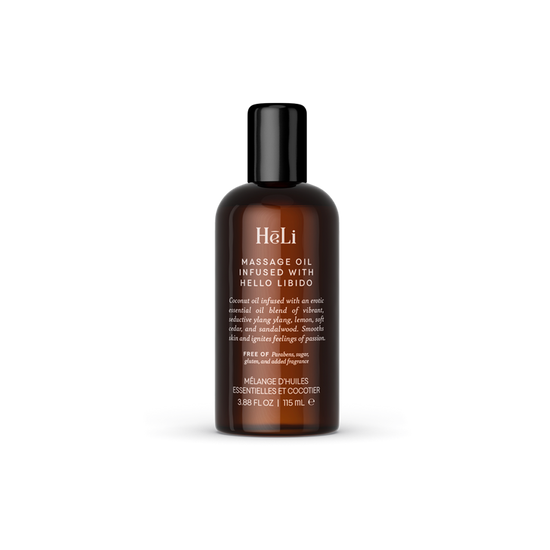 HēLi ♡ Aceite Para Masajes Infundido Con Hello Libido