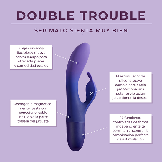 Double Trouble ♡ Juguete De Doble Estimulación