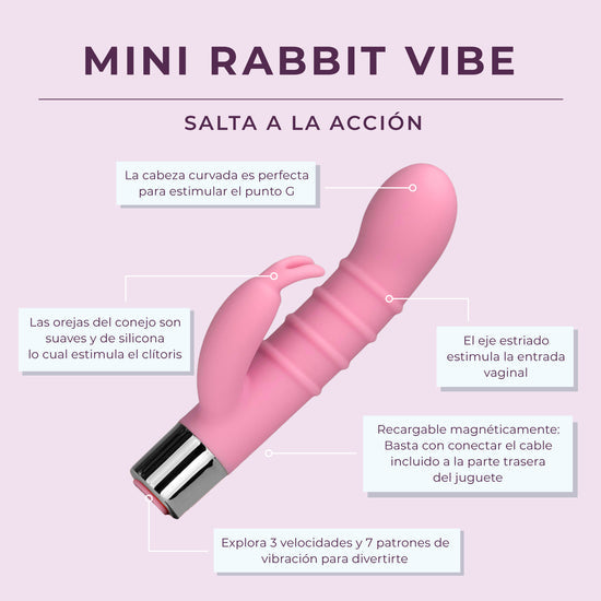 Mini Rabbit Vibe ♡ Juguete De Doble Estimulación