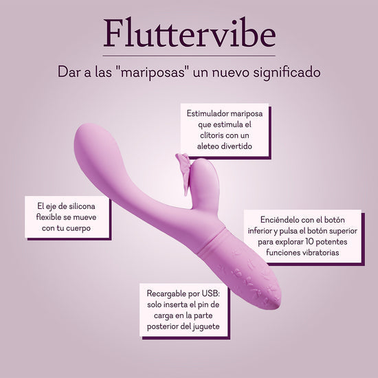 Fluttervibe ♡ Juguete De Doble Estimulación