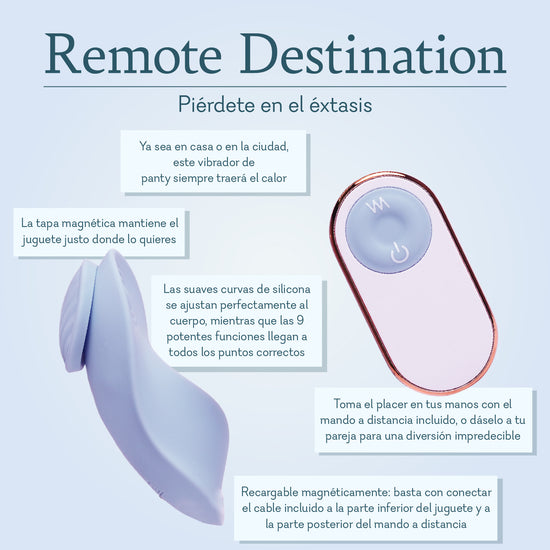 Remote Destination ♡ Juguete Para El Panty Con Control Remoto