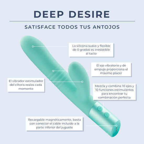 Deep Desire ♡ Juguete De Doble Estimulación