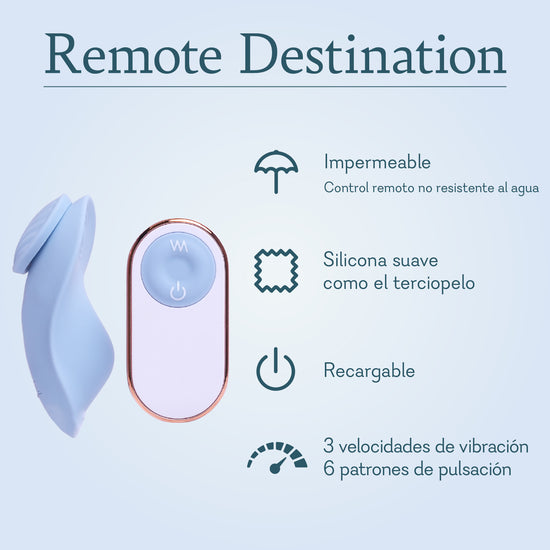 Remote Destination ♡ Juguete Para El Panty Con Control Remoto