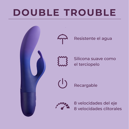 Double Trouble ♡ Juguete De Doble Estimulación