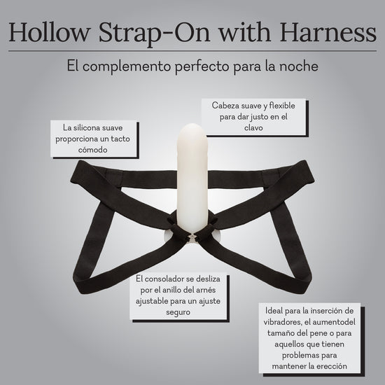 Strap-On Dildo ♡ Con Arnés Ajustable