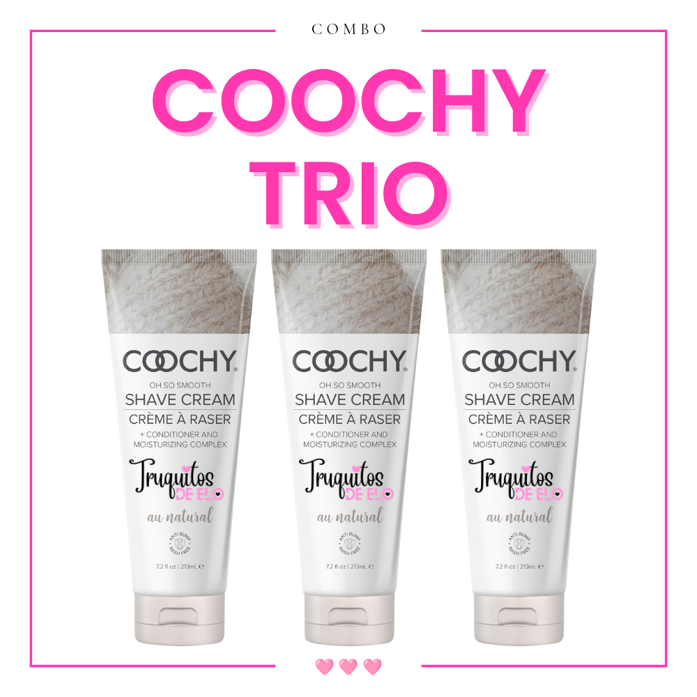 Coochy Trio ♡ Crema De Afeitar Con Keratina