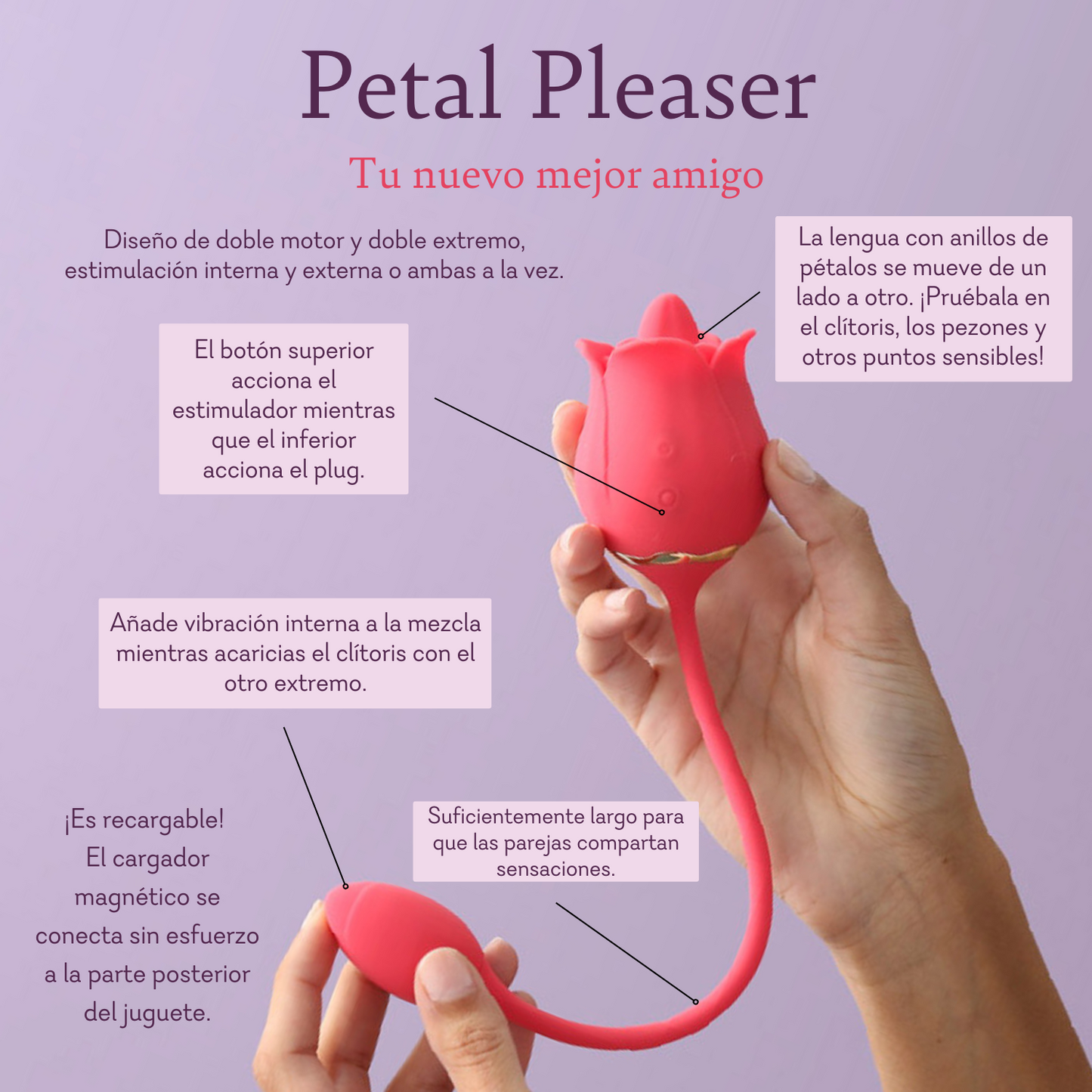 Petal Pleaser ♡ Juguete De Doble Estimulación