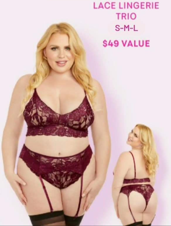 Lace Lingerie Trio (1P)