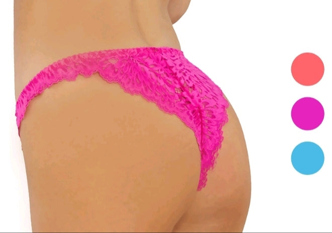Naughty Neons Brazilian Panty 3-Pack (1P)