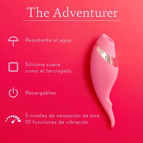 The Adventurer ♡ Juguete Clitoral Con Succión