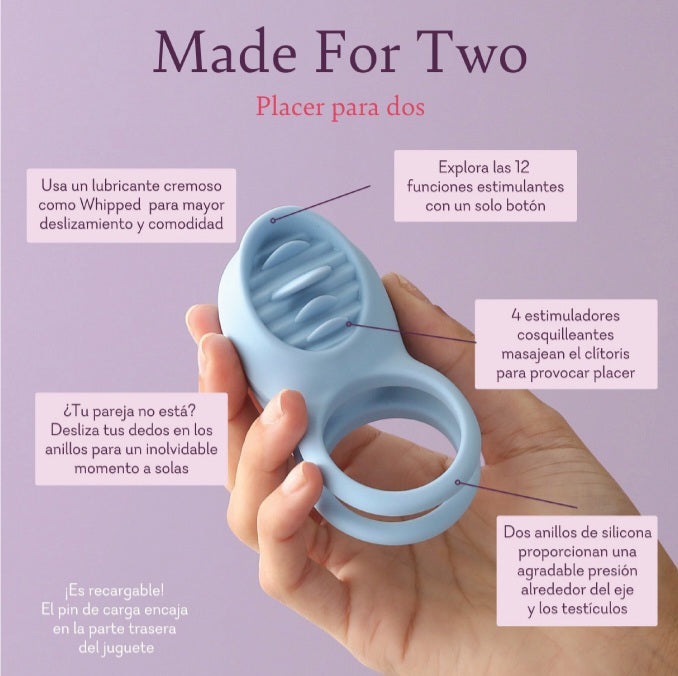 Made For Two ♡ Anilla Vibrante Para El Pene