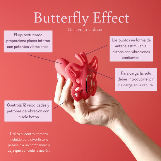 Butterfly Effect ♡ Juguete Para Punto G Con Control Remoto