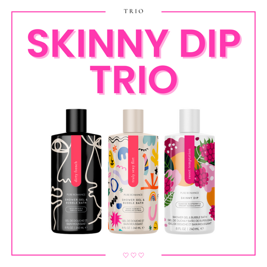 Skinny Dip Trio ♡ Shower Gel & Baño De Burbujas Con Feromonas