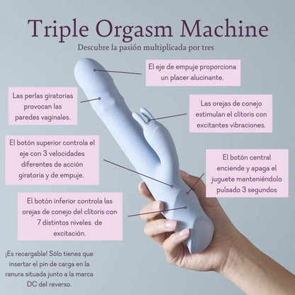 T.O.M ♡ Máquina De Triples Orgasmos