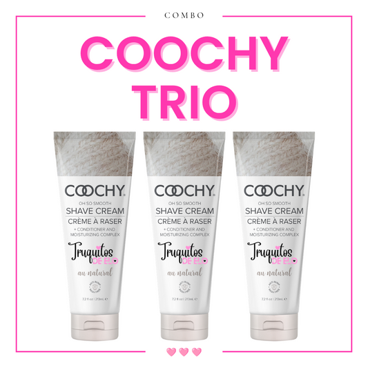 Coochy Trio ♡ Crema De Afeitar Con Keratina