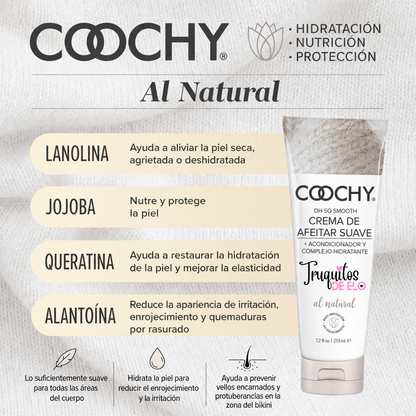Coochy ♡ Crema De Afeitar Con Keratina